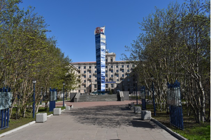 Памятник рыбакам и кораблям, погибшим при защите Советского Заполярья в годы Великой Отечественной войны  